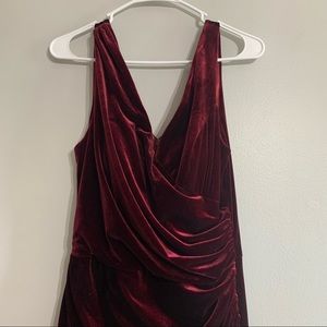 Revelry Burgundy Velvet dress